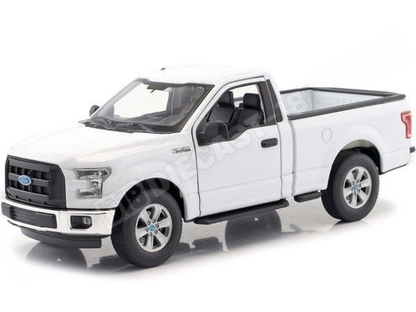 2015 Ford F-150 Regular Cab Pickup Blanco 1:24 Welly 24063