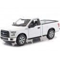 2015 Ford F-150 Regular Cab Pickup Blanco 1:24 Welly 24063