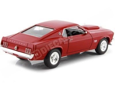 1969 Ford Mustang Boss 429 Rojo 1:24 Welly 24067 2