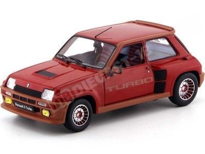 1982 Renault R5 Turbo 1 Rojo Granada 1:18 Solido S1801302