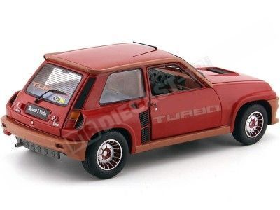 1982 Renault R5 Turbo 1 Rojo Granada 1:18 Solido S1801302 2