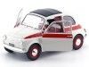 Cochesdemetal.es 1960 Fiat 500 L New Beige-Roi 1:18 Solid S1801401