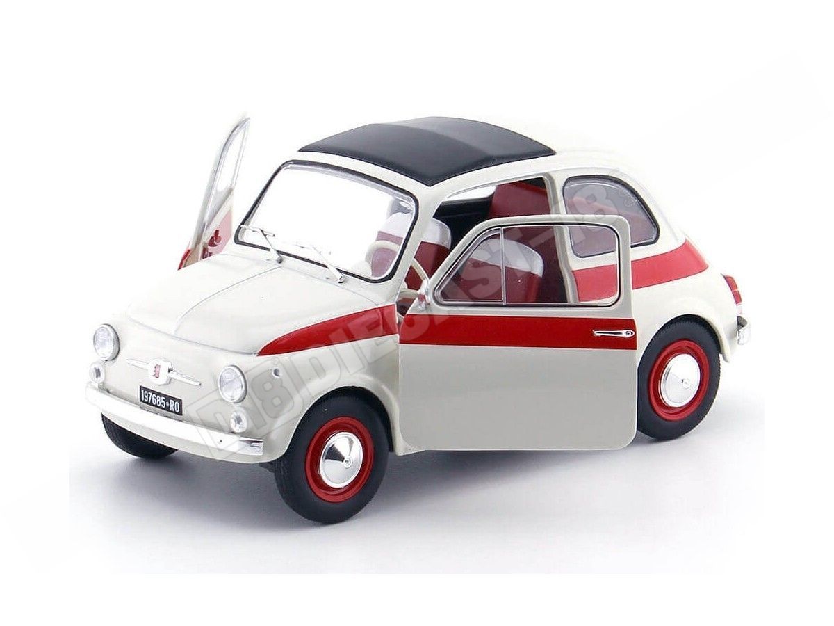  solido 421184330 Fiat 1:18 1960 500L Nuova Sport-Cream/Red,  Black : Arts, Crafts & Sewing