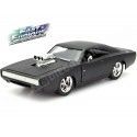 1970 Dodge Charger Dom "Fast & Furious IV" Matt Black 1:24 Jada Toy...