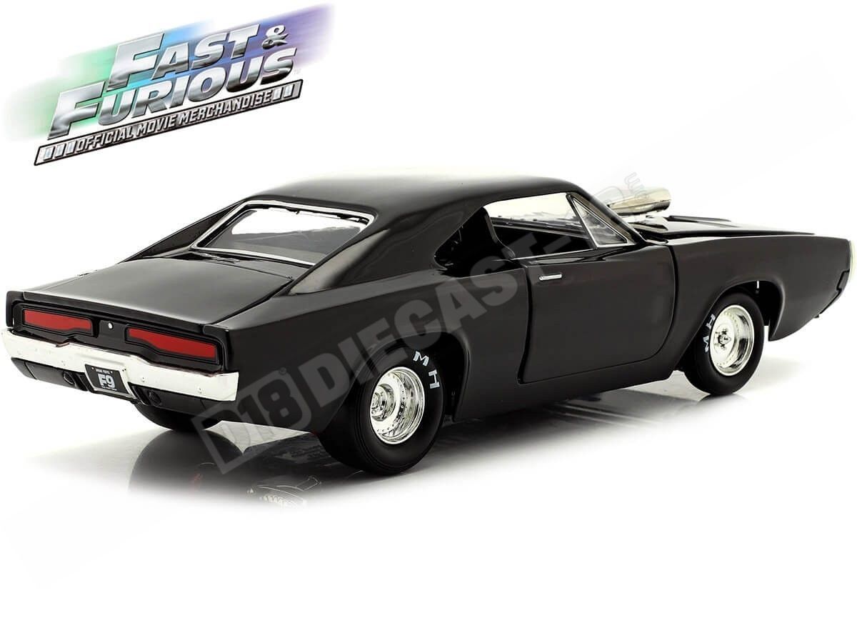 Figurine de collection Jada Voiture Miniature de Collection TOYS 1-24 -  DODGE Ice Charger - Dom - Fast And Furious 8 - Gris - 98291S - Metal