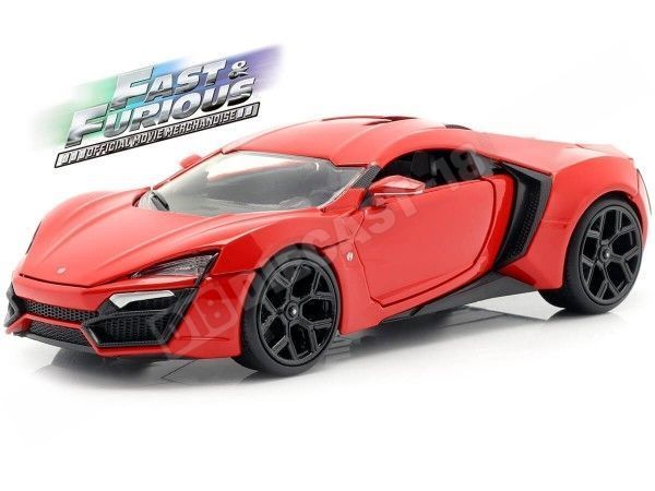 Cochesdemetal.es 2014 Lykan Hypersport "Fast & Furious 7" Red 1:24 Jada Toys 97377 253203003