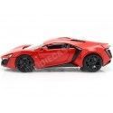 2014 Lykan Hypersport "Fast & Furious 7" Red 1:24 Jada Toys 97377 2...