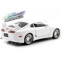 Cochesdemetal.es 1995 Toyota Supra Mk IV "Fast & Furious 7" White 1:24 Jada Toys 97375 253203046