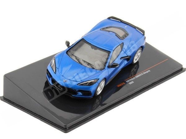 2020 Chevrolet Corvette (C8) Stingray Azul Metalizado 1:43 IXO Models MOC316