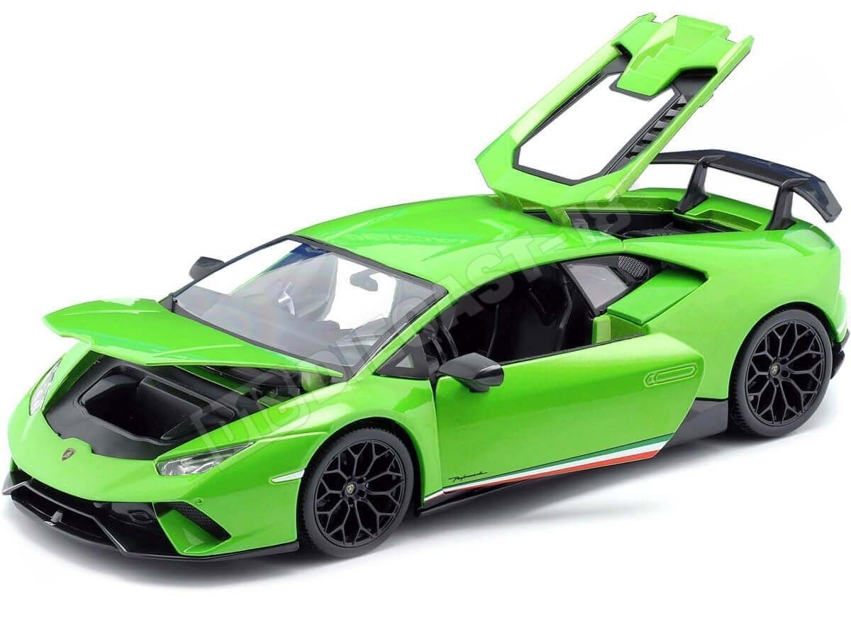 2017 Lamborghini Huracan Performante Verde Metalizado 1:18 Maisto 3...