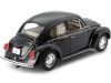 Cochesdemetal.es 1959 Volkswagen VW Kafer Hard Top Negro 1:24 Welly 22436