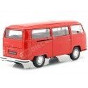 Carsdemetal.es 1972 Volkswagen VW T2 Red 1:24 Welly 22472