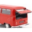 Carsdemetal.es 1972 Volkswagen VW T2 Red 1:24 Welly 22472