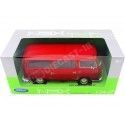 Carsdemetal.es 1972 Volkswagen VW T2 Red 1:24 Welly 22472