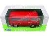 Carsdemetal.es 1972 Volkswagen VW T2 Red 1:24 Welly 22472