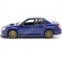 Cochesdemetal.es 2010 Subaru Impreza WRX STi Azul 1:24 Welly 22487