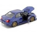 Cochesdemetal.es 2010 Subaru Impreza WRX STi Azul 1:24 Welly 22487
