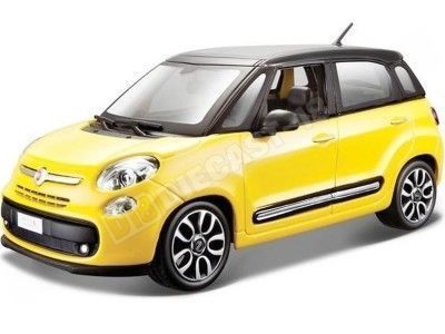 2017 Fiat 500L Amarillo "Metal Kit" 1:24 Bburago 18-25115 2