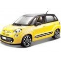 2017 Fiat 500L Amarillo "Metal Kit" 1:24 Bburago 18-25115