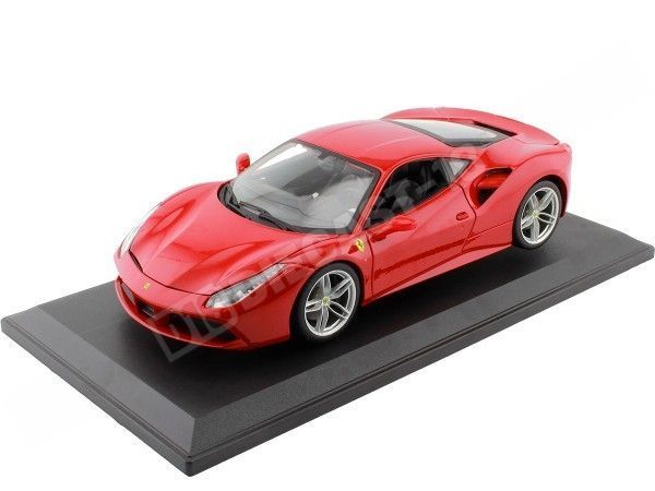 2015 Ferrari 488 GTB Cereza Red 1:18 Bburago 16008