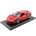 2015 Ferrari 488 GTB Cereza Red 1:18 Bburago 16008