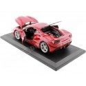 2015 Ferrari 488 GTB Cereza Red 1:18 Bburago 16008