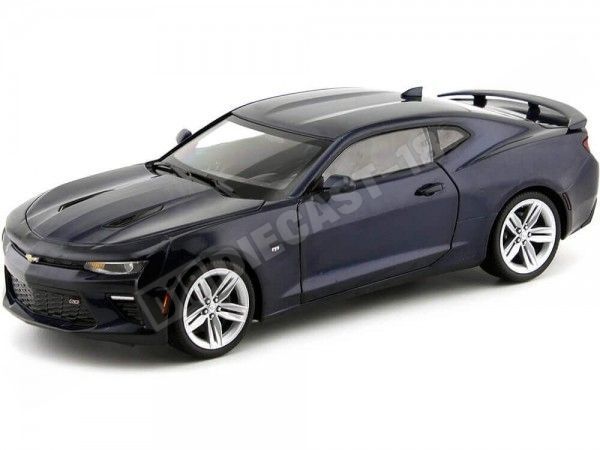 2016 Chevrolet Camaro SS Fifty Blue Metallic 1:18 Auto World AW239