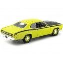 1971 Plymouth Duster 340 Hardtop Yellow 1:18 Auto World AMM1154