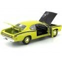 1971 Plymouth Duster 340 Hardtop Yellow 1:18 Auto World AMM1154