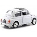 Cochesdemetal.es 1957 Fiat Nuova 500 Blanco 1:24 Welly 22515