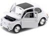 Cochesdemetal.es 1957 Fiat Nuova 500 Blanco 1:24 Welly 22515