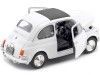 Cochesdemetal.es 1957 Fiat Nuova 500 Blanco 1:24 Welly 22515