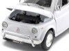 Cochesdemetal.es 1957 Fiat Nuova 500 Blanco 1:24 Welly 22515