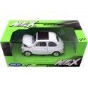 Cochesdemetal.es 1957 Fiat Nuova 500 Blanco 1:24 Welly 22515