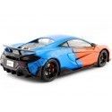 2018 McLaren 600LT Coupe Team Tribute Livery Naranja/Azul 1:18 Solido S1804503