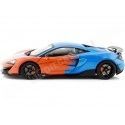 2018 McLaren 600LT Coupe Team Tribute Livery Naranja/Azul 1:18 Solido S1804503