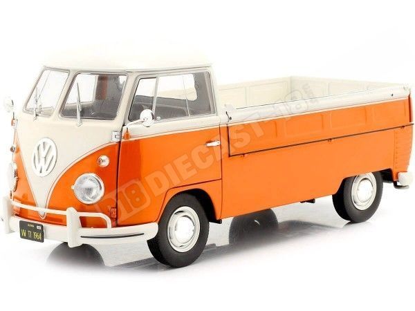 1950 Volkswagen VW T1 Pickup "Surfera" Naranja/Blanco 1:18 Solido S...