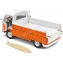 1950 Volkswagen VW T1 Pickup "Surfera" Naranja/Blanco 1:18 Solido S...