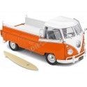 1950 Volkswagen VW T1 Pickup "Surfera" Naranja/Blanco 1:18 Solido S...