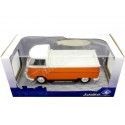 1950 Volkswagen VW T1 Pickup "Surfera" Naranja/Blanco 1:18 Solido S...