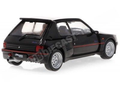 1991 Peugeot 205 GTI + Dimma Bodykit Negro 1:43 Solido S4310802 2