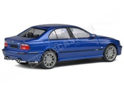 2003 BMW E39 M5 5.0 V8 32V Azul  Avus 1:43 Solido S4310501 2