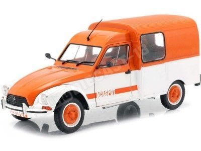 CARSDEMETAL.ES 1984 Citroen Acadene "Acaspot" White-Naranja 1:18 Solino S1800404