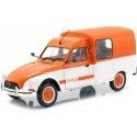 CARSDEMETAL.ES 1984 Citroen Acadene "Acaspot" White-Naranja 1:18 Solino S1800404