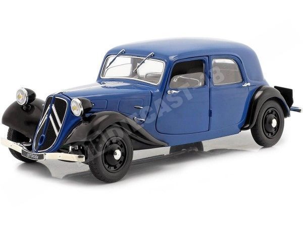 1937 Citroen Traction 11CV Berlina Azul/Negro 1:18 Solido S1800906