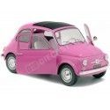 1968 Fiat 500 L Pink 1:18 Solido S1801402