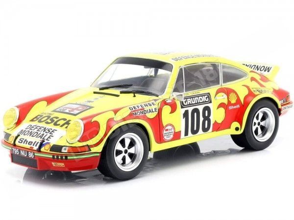 1973 Porsche 911 Carrera RSR Rallye Tour de France 1:18 Solido S180...