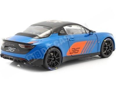 2019 Alpine A110 Cup Launch Livery Azul/Naranja/Negro 1:18 Solido S... 2