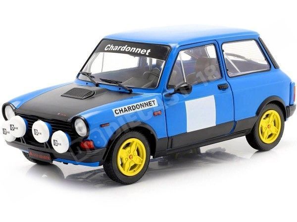 1980 Autobianchi A112 Abarth MK5 "Chardonnet" Azul/Negro 1:18 Solid...