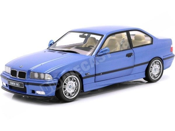 1990 BMW M3 Coupe (E36) Azul Estoril 1:18 Solido S1803901